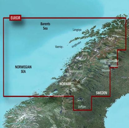 Obrazek MAPA VEU053R-Trondheim-Tromsø